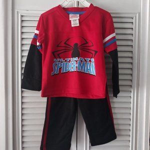 Marvel Comics Spider-Man Pajama Set 2T